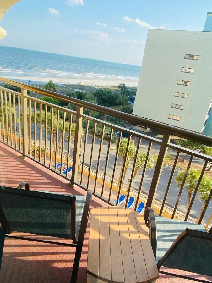 Azure Bliss Oceanfront Condo Sleeps 6 Myrtle Beach Extérieur photo